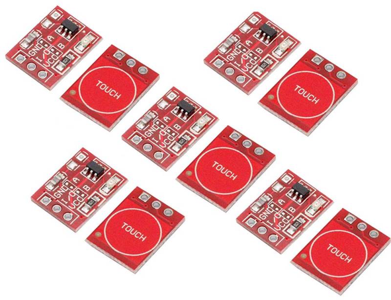 10 stk. TTP223 Capacitive Kapazitiver Touch Sensor Raspberry Pi von ShuoHui