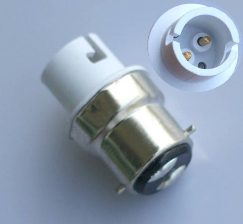 2pcs B22 auf B15/BA15D/B15D Sich Halogen Oder LED Glühbirne Adapter Lampe Buchse Neu von ShuoHui