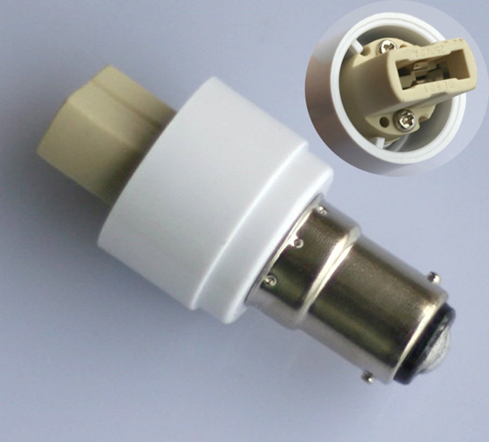 2x B15 B15D / BA15D Adapter auf G9 Sockel Converter für Halogen LED Stiftsockel von ShuoHui