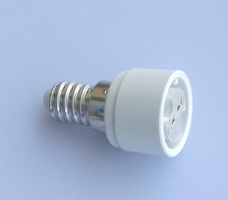 2x Sockel Adapter E14 auf G4 MR16 GU5.3 GU4 für LED o. Halogen Leuchtmittel Lampe von ShuoHui