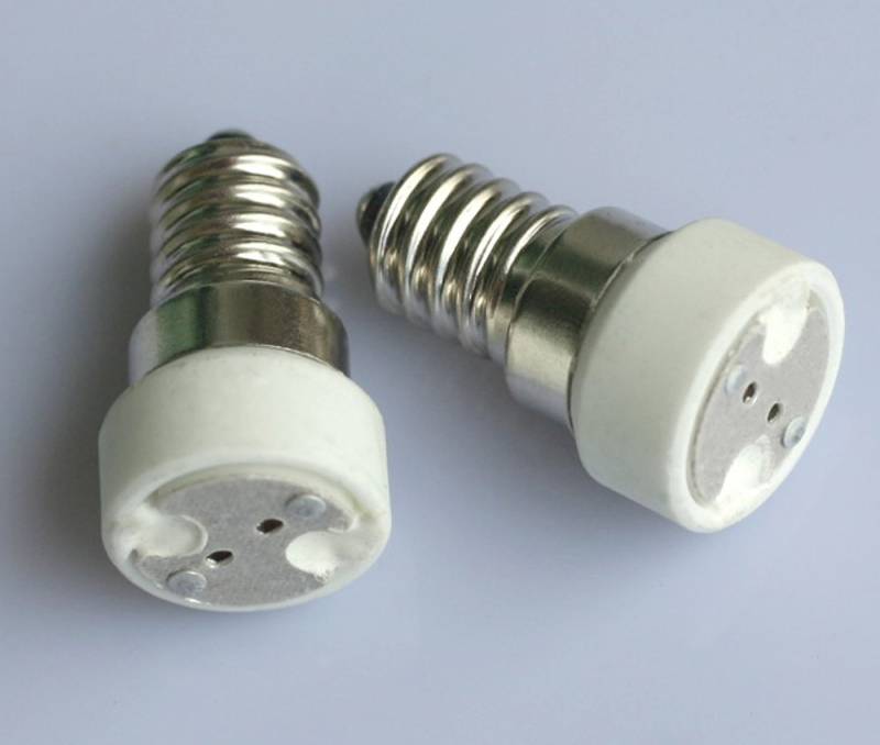 2x Sockel Adapter E14 auf G4 MR16 GU5.3 für LED o. Halogen Leuchtmittel Lampe Neu von ShuoHui