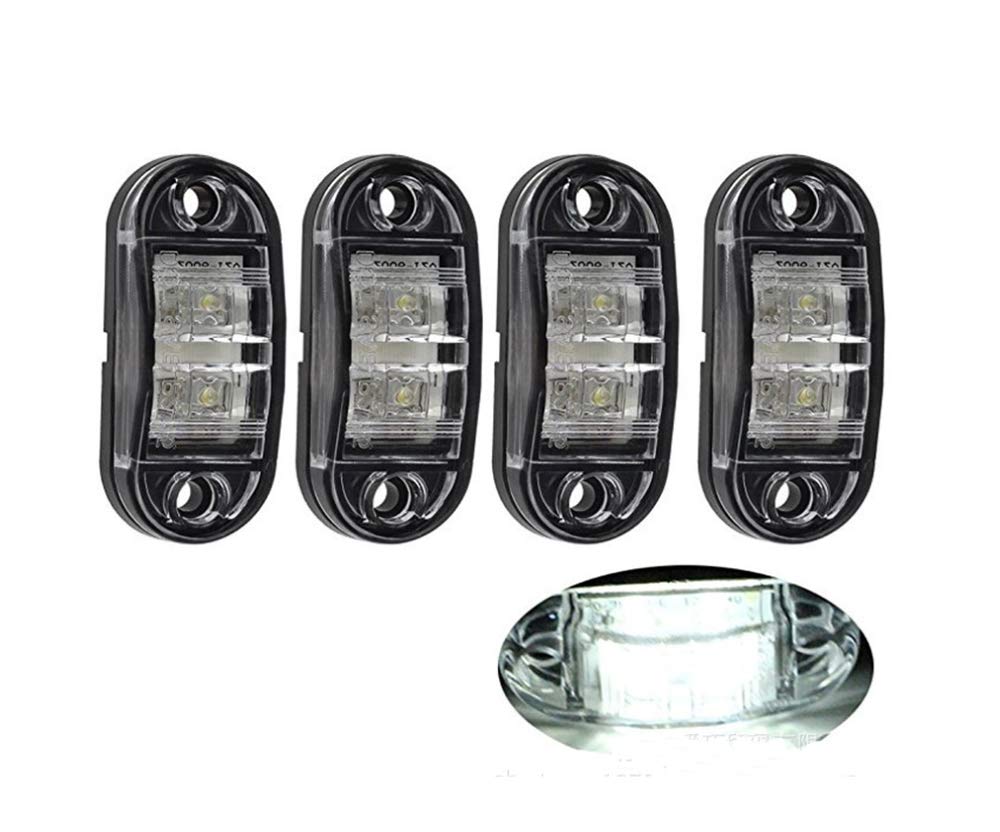 ShuoHui 4 x LED 12V to 24V WEISS BEGRENZUNGSLEUCHTE POSITIONSLEUCHTE SEITENMARKIERUNGSLEUCHTE LKW E-Prüf E9 ShuoHui 4 x LED 12V to 24V WEISS BEGRENZUNGSLEUCHTE POSITIONSLEUCHTE SEITENMARKIERUNGSLEUCHTE LKW E-Prüf E9 von ShuoHui