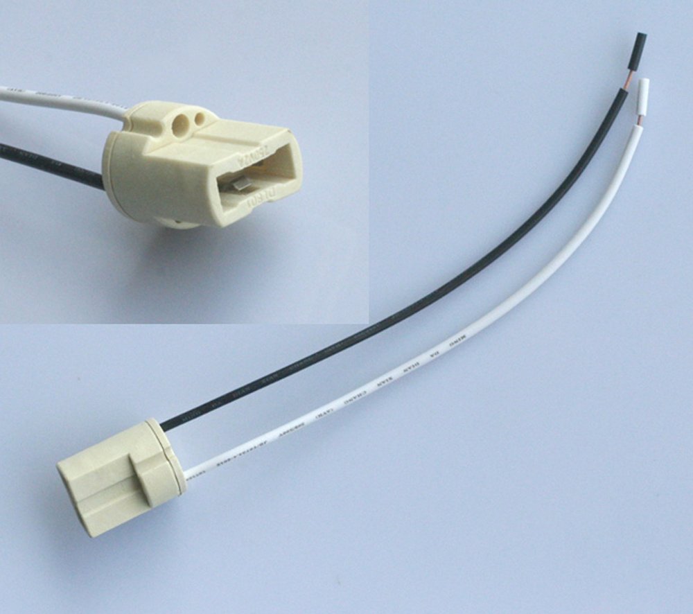 5x G9 Lampenfassung Sockel inkl. Kabel für Halogen & LED max. 500W von ShuoHui