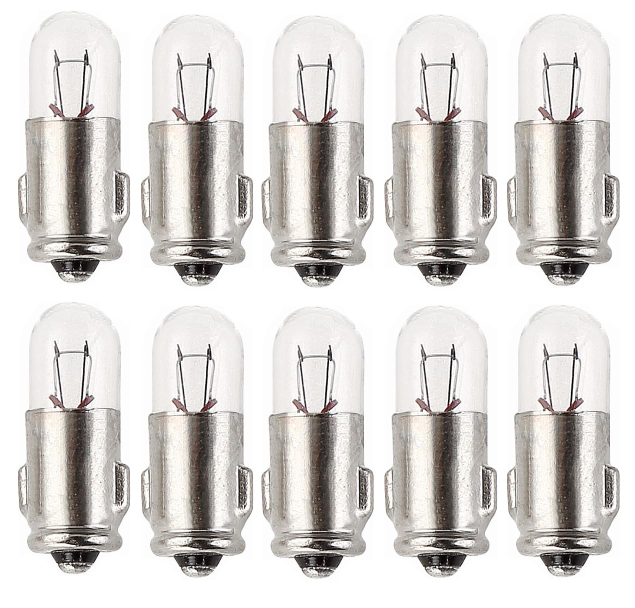 ShuoHui 10x BA7S Halogen 12V 1.2W GLÜHBIRNE MOTORRAD MOPED MOFA MOKICK INNENBELEUCHTUNG TRANSVAL GLÜHLAMPE 12V (12, Volt) von ShuoHui