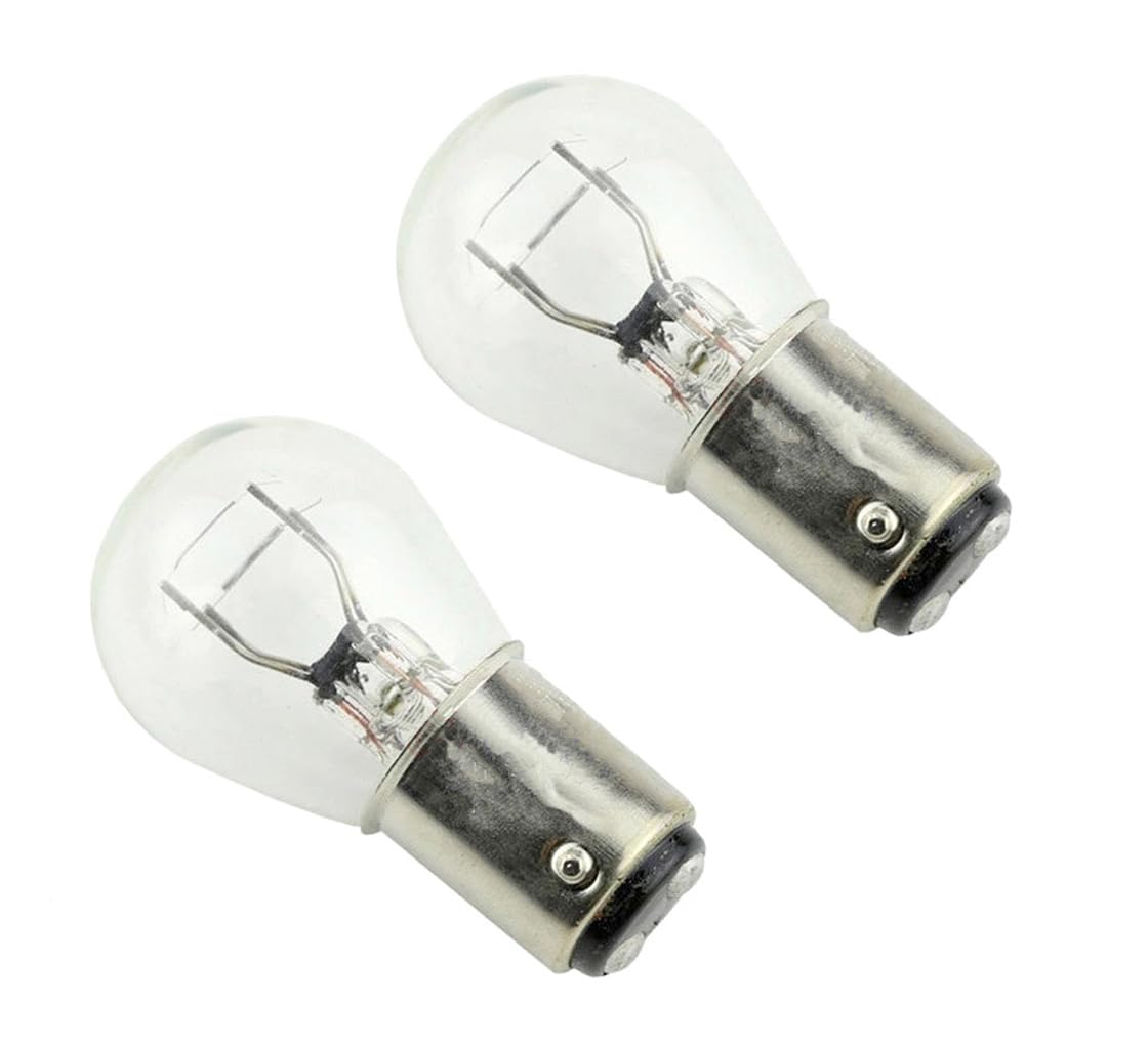 ShuoHui BAY15D P21/5W KFZ-Lampe 24V 21 Watt 5 Watt Bremslicht Rücklicht Glühlampe Kugellampe Glühbirne LKW RÜCKLICHT STOPPLICHT BLINKER (4) von ShuoHui