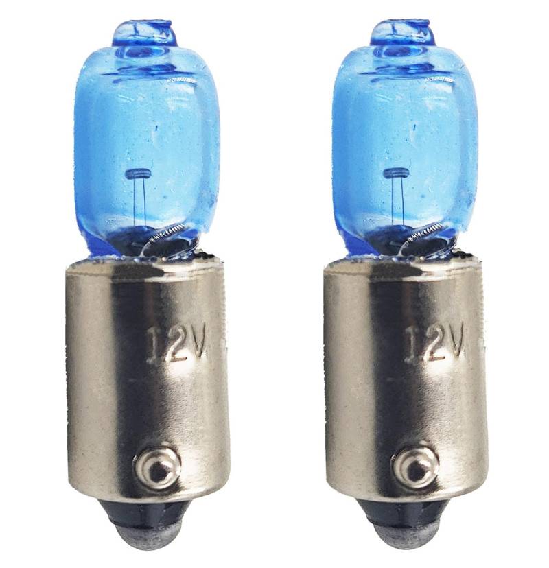ShuoHui H10W BA9s 12 V 10 Watt Light Bulbs Halogen Lamps Metal Bayonet Cap Interior Light Parking Light Bulbs for Rings Angel Eyes Hallenwerk (10) von ShuoHui
