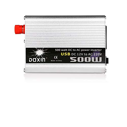 Wechselrichter Auto,Wechselrichter für Fahrzeuge 500W Inverter 12 V 220 V Spannungswandler DC 12V bis 220V AC Power Converter mit USB-KFZ-Ladegerät Peak Power 1000W Wechselrichter Auto,Wechselrichter für Fahrzeuge 500W Inverter 12 V 220 V Spannungswandler DC 12V bis 220V AC Power Converter mit USB-KFZ-Ladegerät Peak Power 1000W von Shupiquant