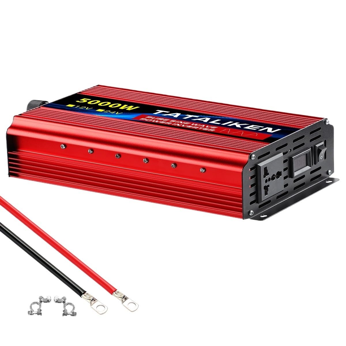 Wechselrichter Auto,Wechselrichter für Fahrzeuge Reiner Sinus-Wechselrichter 1000-10000W 50/60HZ Stromrichter Solar Auto Transformator Mit Led-anzeige DC12V/24V Zu AC 220V Spannung(5000W,12V_220V_UNIV Wechselrichter Auto,Wechselrichter für Fahrzeuge Reiner Sinus-Wechselrichter 1000-10000W 50/60HZ Stromrichter Solar Auto Transformator Mit Led-anzeige DC12V/24V Zu AC 220V Spannung(5000W,12V_220V_UNIV von Shupiquant