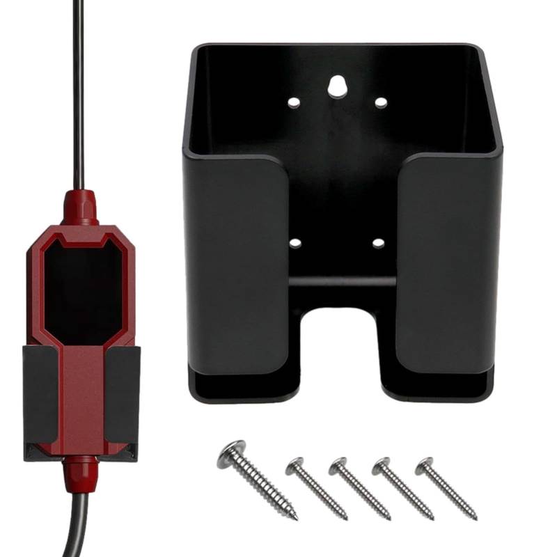 Shurzzesj Ev Charger Control Box, Wall Mount Charging Box Holder, EV Charger Cable Holder, Electric Vehicle Plug Holster, EV Charger Box Holder, Control Box Holder for Electric Car J1772 Charger von Shurzzesj