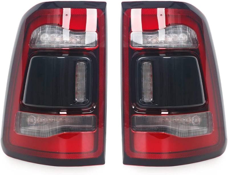 SibblE Auto Rücklicht Für Dodge RAM 1500 2019-2021, Rückfahr Nebelscheinwerfer Heckbremse Lampe Blinker Zubehör, Left-hand Drive von SibblE