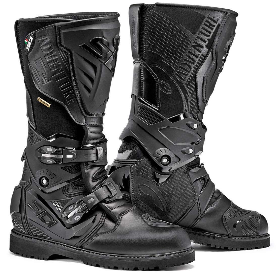 Sidi Adventure 2 Gore-Tex Motorradstiefel (Black,47) von Sidi