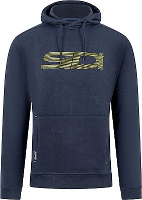 Sidi Capta, Kapuzenpullover Unisex - Dunkelblau/Neon-Gelb - XXL von Sidi