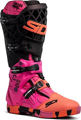 Sidi Crossair X Messy, Stiefel - Schwarz/Neon-Pink/Orange - 41 EU EU von Sidi