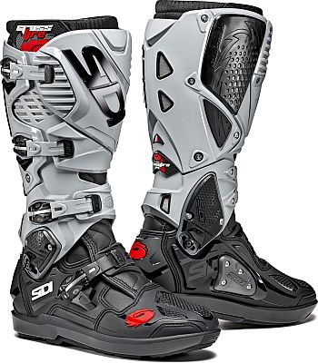 Sidi Crossfire 3 SRS, Stiefel - Schwarz/Hellgrau - 47 EU von Sidi