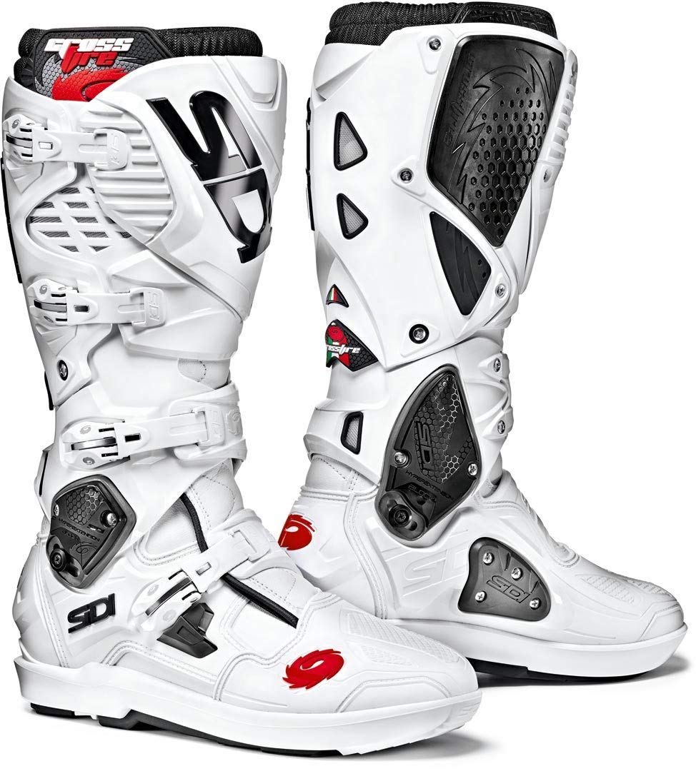 Sidi Crossfire 3 SRS Stiefel, Weiß, Größe 41 von Sidi