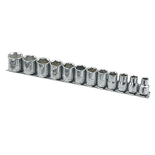 Siegelring s12334 Standard Metrisch Socket Set 3/8 Drive 8–19 mm auf Schiene von Signet