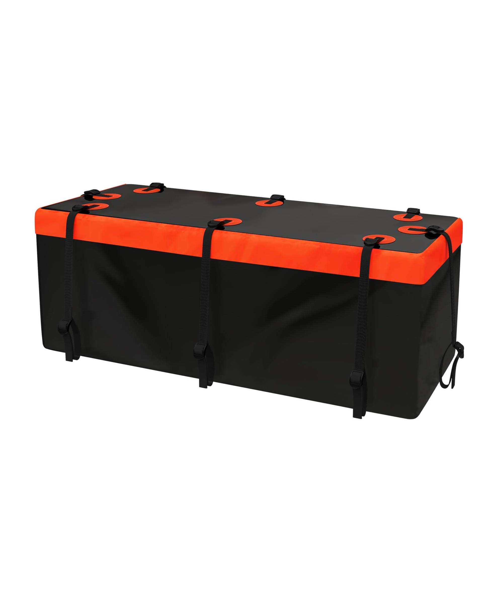 Signstek Anhängerkupplung Soft Shell Auto Heckbox für das Heck des Fahrzeugs Fassungsvermögen, Transportbox faltbar und wasserdicht: 20 Kubikfuß/612 Liter | Abmessungen: 152 x 66 x 61 cm von Signstek