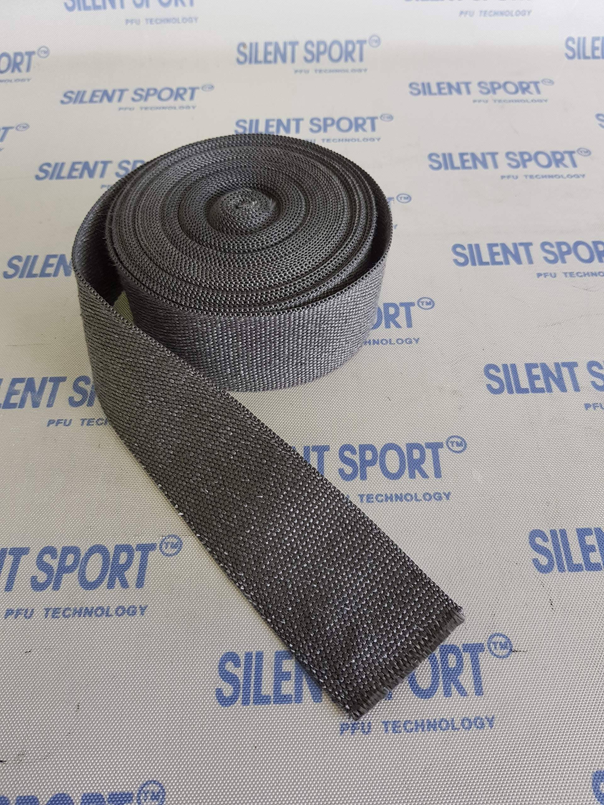 Original Silent Sport™ Hitzeschutzband für Auspuffe/Grau / 10m x 5cm von Silent Sport