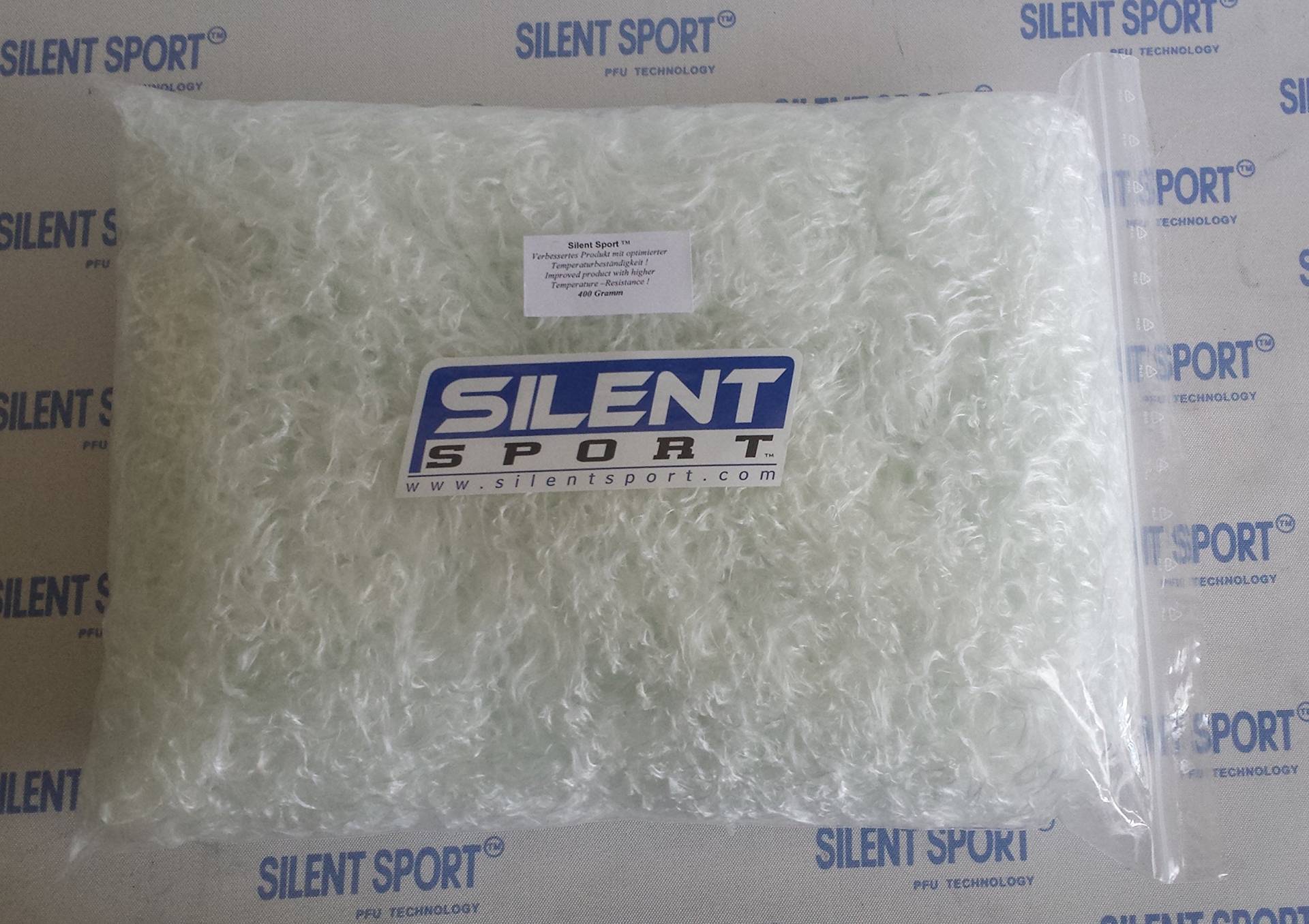 Silent Sport™ Auspuffwolle 400g Schalldämmmaterial/Schalldämm Material/Auspuff- Stopf- Dämm- Wolle von Silent Sport