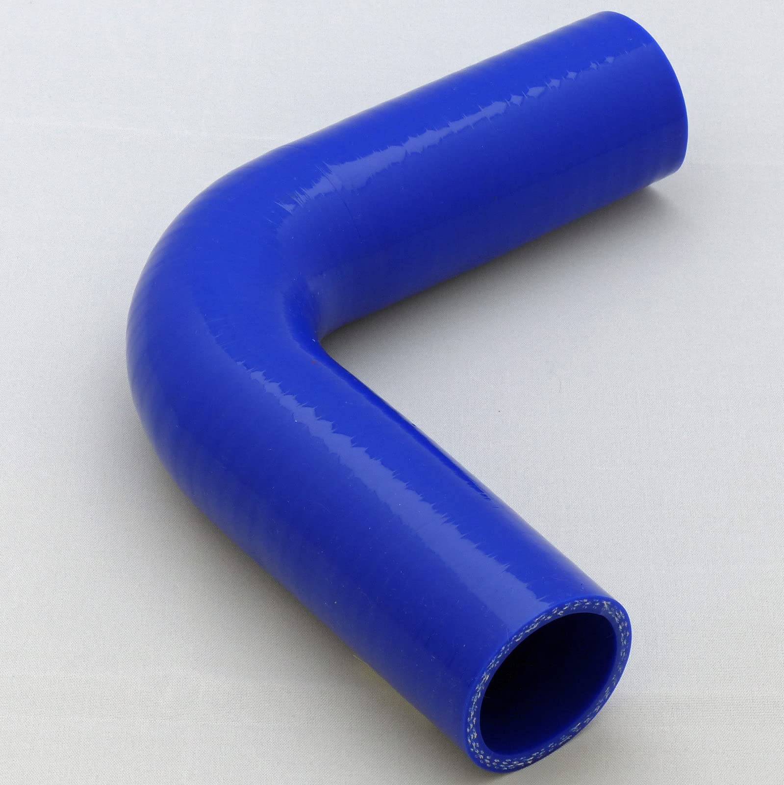 90 Grad Silikonbogen 90° ID 8mm Silikonschlauch Bogen Silikon Schlauch BLAU von Silicone Hose UK