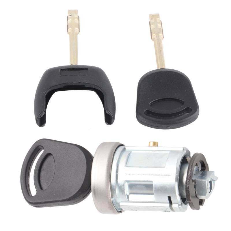 SilkRoadSupply Zündschalter Lock Zylinderschlüssel Aluminiumlegierung Legierung Starterschalter Lock Zylinder Kit Ausgezeichneter Fit Transit MK7 2006 2014 2 Tasten enthalten von SilkRoadSupply
