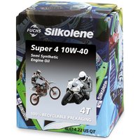 Motoröl SILKOLENE SUPER 4 10W40 4L von Silkolene