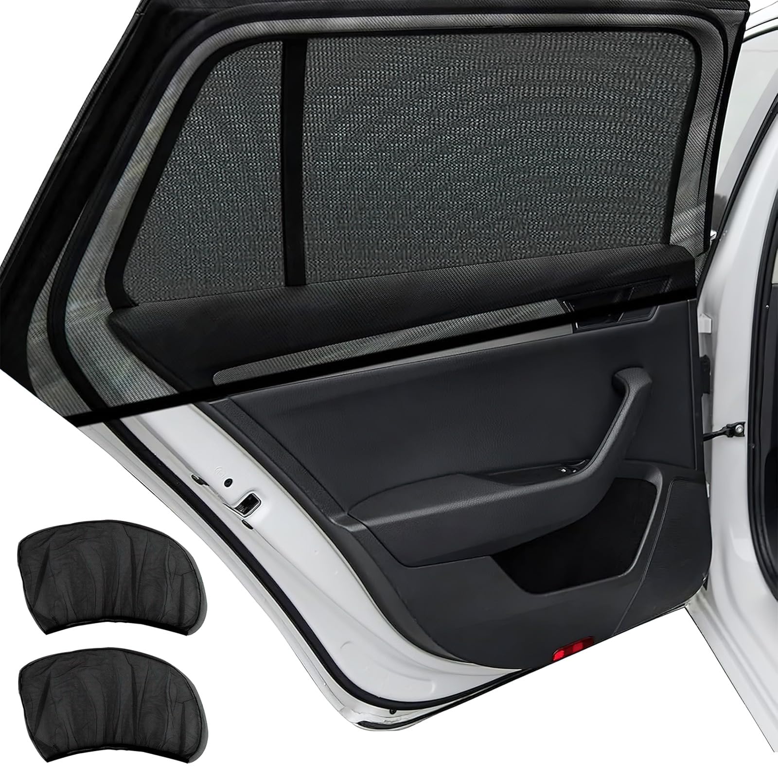 SilverChry Auto-Sonnenschutz für Kinder, Car Side Window Sunshade, 2-Teilige Autofenster Sonnenschutz Kinder für Autos, Suvs, Dehnbar und Kratzfest, Sonnen- und Insektenschutz SilverChry Auto-Sonnenschutz für Kinder, Car Side Window Sunshade, 2-Teilige Autofenster Sonnenschutz Kinder für Autos, Suvs, Dehnbar und Kratzfest, Sonnen- und Insektenschutz von SilverChry