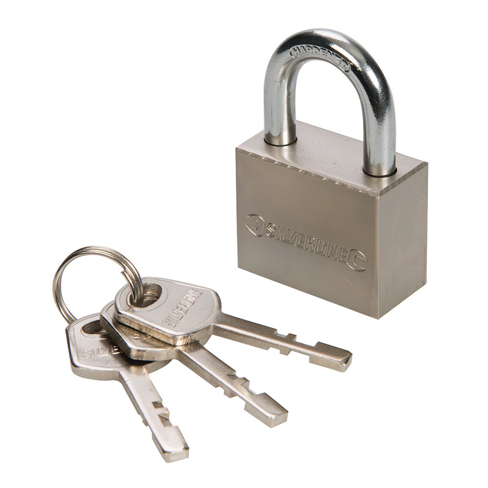 Silverline 447136 Stahl-Vorhängeschloss 40 mm Silverline 447136 Stahl-Vorhängeschloss 40 mm von Silverline