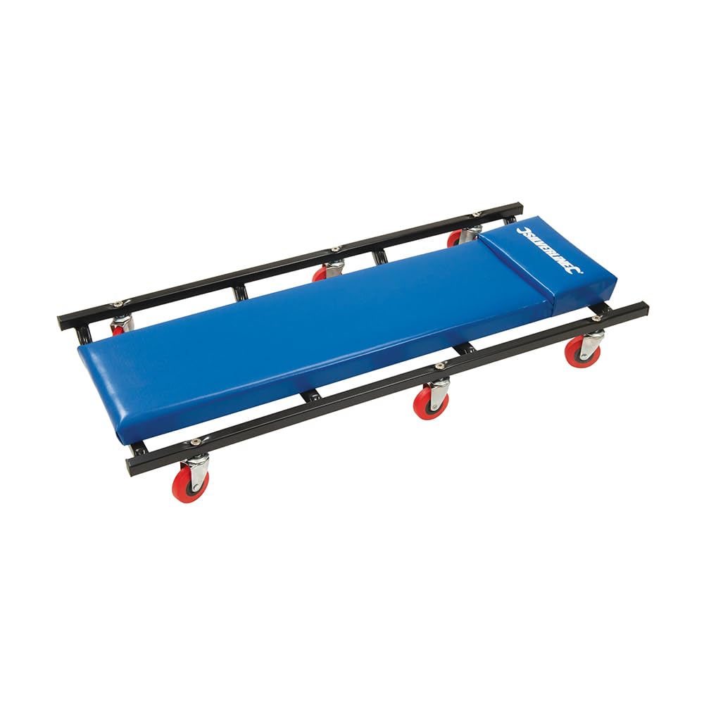 Silverline 783171 Werkstatt-Rollbrett 6 Räder, Blau , Schwarz von Silverline