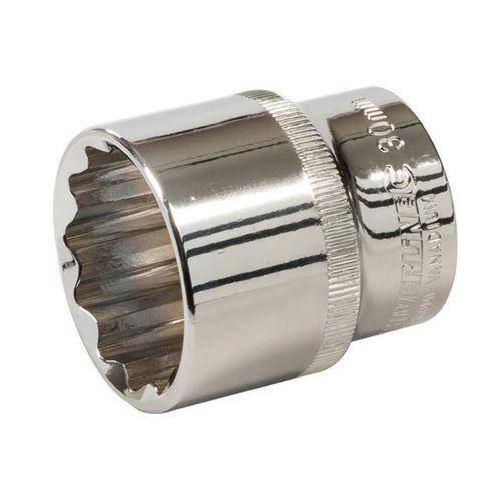 Silverline Tools 736697 Stecknuss 1/2 Antrieb Ratsche 12pt Metrisches, silber, 30 mm, Set von 12 Silverline Tools 736697 Stecknuss 1/2 Antrieb Ratsche 12pt Metrisches, silber, 30 mm, Set von 12 von Silverline