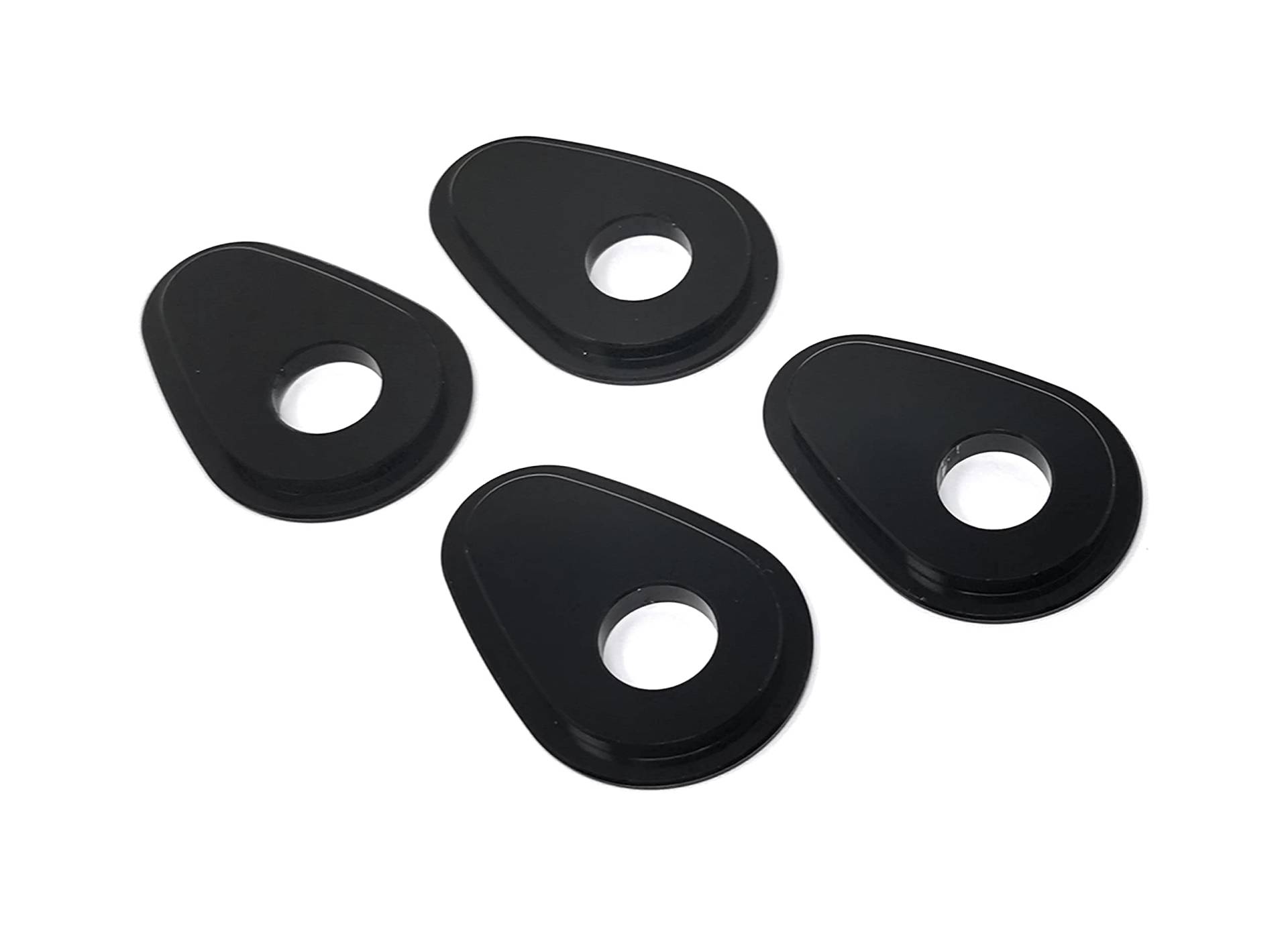 Simda Pro Motorrad Binker Adapterplatten Blinkerplatten Hochwertige CNC Aluminium Montageplatten Vorne oder Hinten Passend für (Yamaha YZF-R1 YZF-R6 FZ6 FZ1 Fazer (SA1401) von Simda Pro