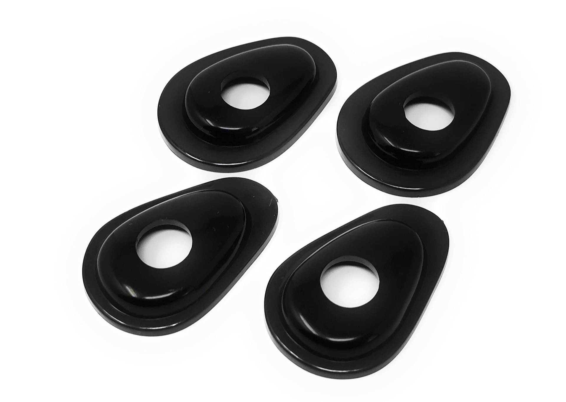 Simda Pro Motorrad Binker Adapterplatten Blinkerplatten Montageplatten Vorne oder Hinten Passend für (YZF-R1 YZF-R6 FZ6 FZ1 Fazer (PY02) von Simda Pro