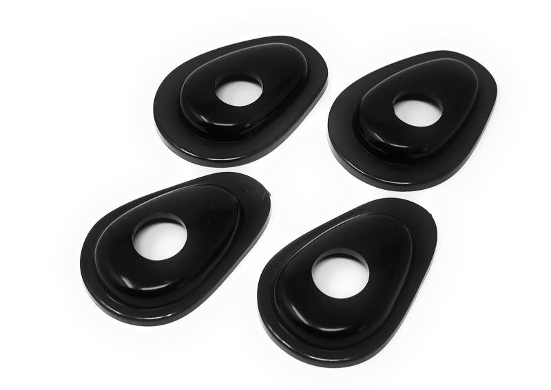 Simda Pro Motorrad Binker Adapterplatten Blinkerplatten Montageplatten Vorne oder Hinten Passend für (YZF-R1 YZF-R6 FZ6 FZ1 Fazer (PY02) von Simda Pro