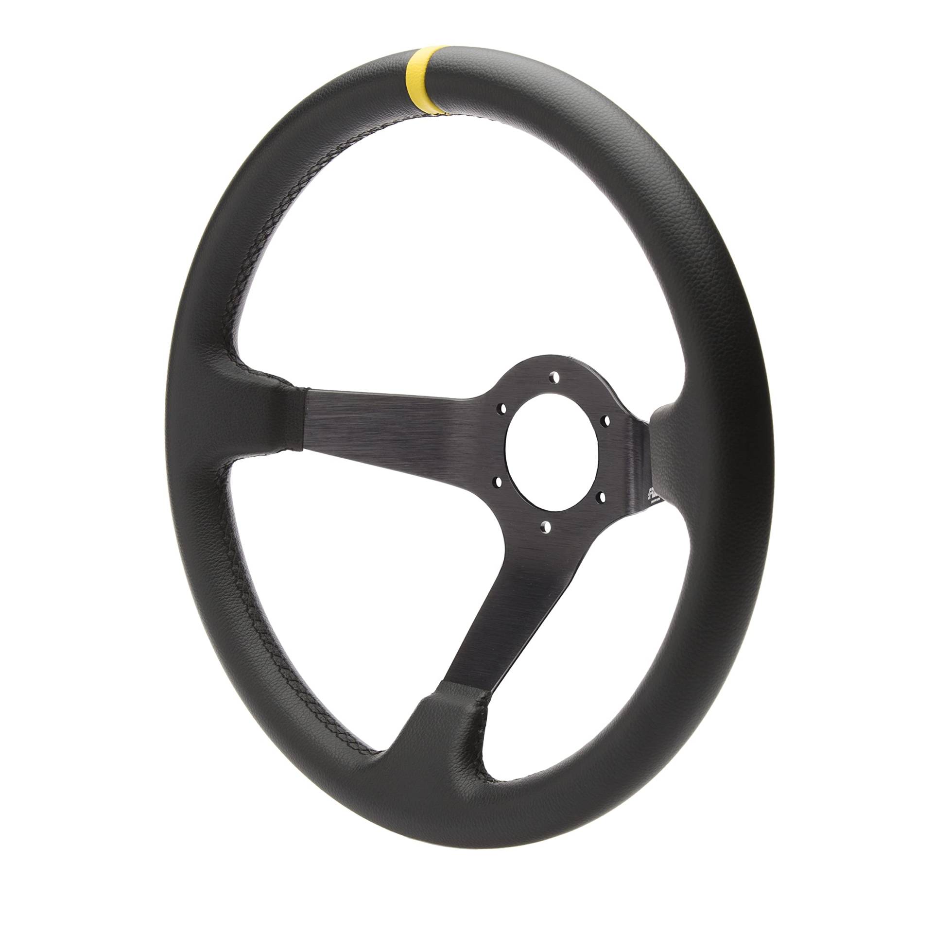 Simoni Racing Car/350P Sportlenkrad A Kelch aus Leder, Schwarz/Gelb Simoni Racing Car/350P Sportlenkrad A Kelch aus Leder, Schwarz/Gelb von Simoni Racing