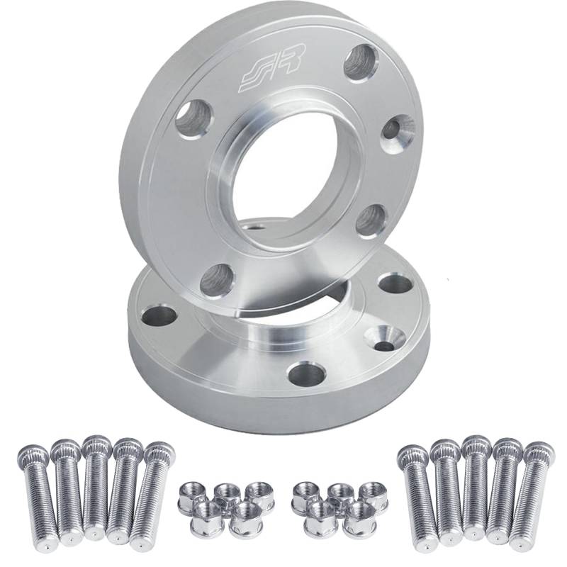 SIMONI RACING DR047/C7/2P Distanzscheiben 12 mm mit Stehbolzen und Flachkopfmutter für Originalfelgen von Simoni Racing