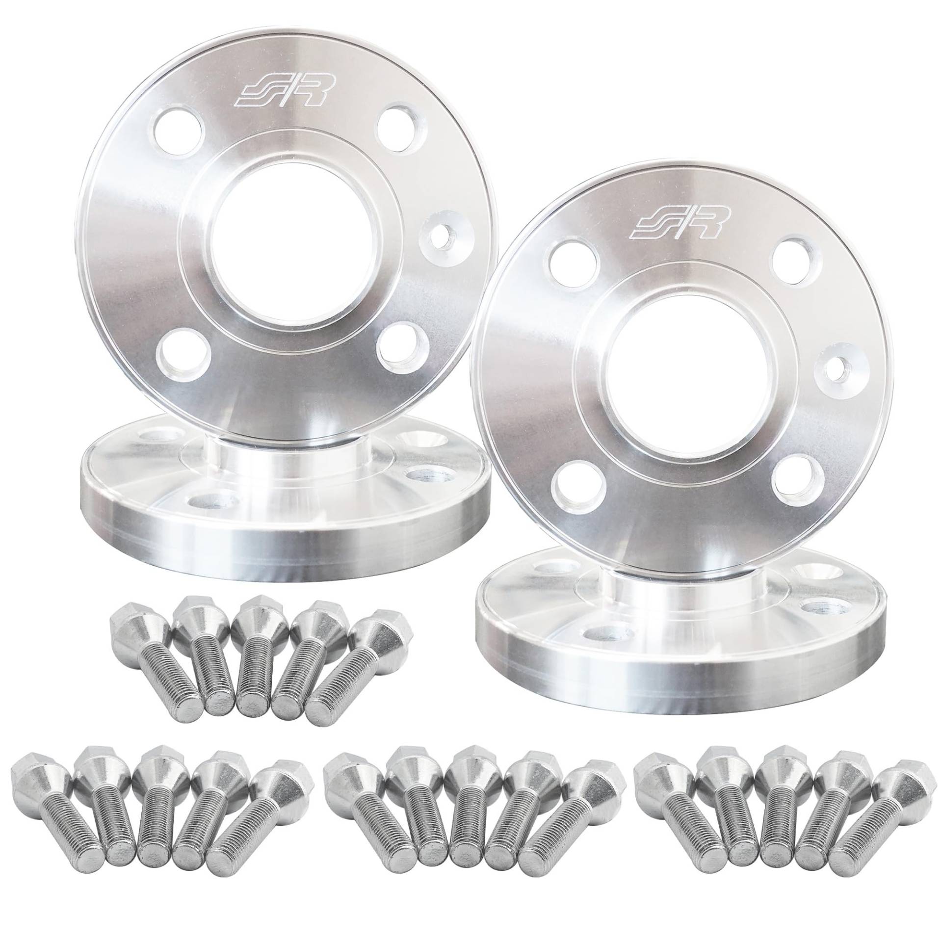 SIMONI RACING Kit Distanzstücke vorne und hinten, 16,5mm und 16,5mm, mit Schrauben, kompatibel mit SMART SIMONI RACING Kit Distanzstücke vorne und hinten, 16,5mm und 16,5mm, mit Schrauben, kompatibel mit SMART von Simoni Racing