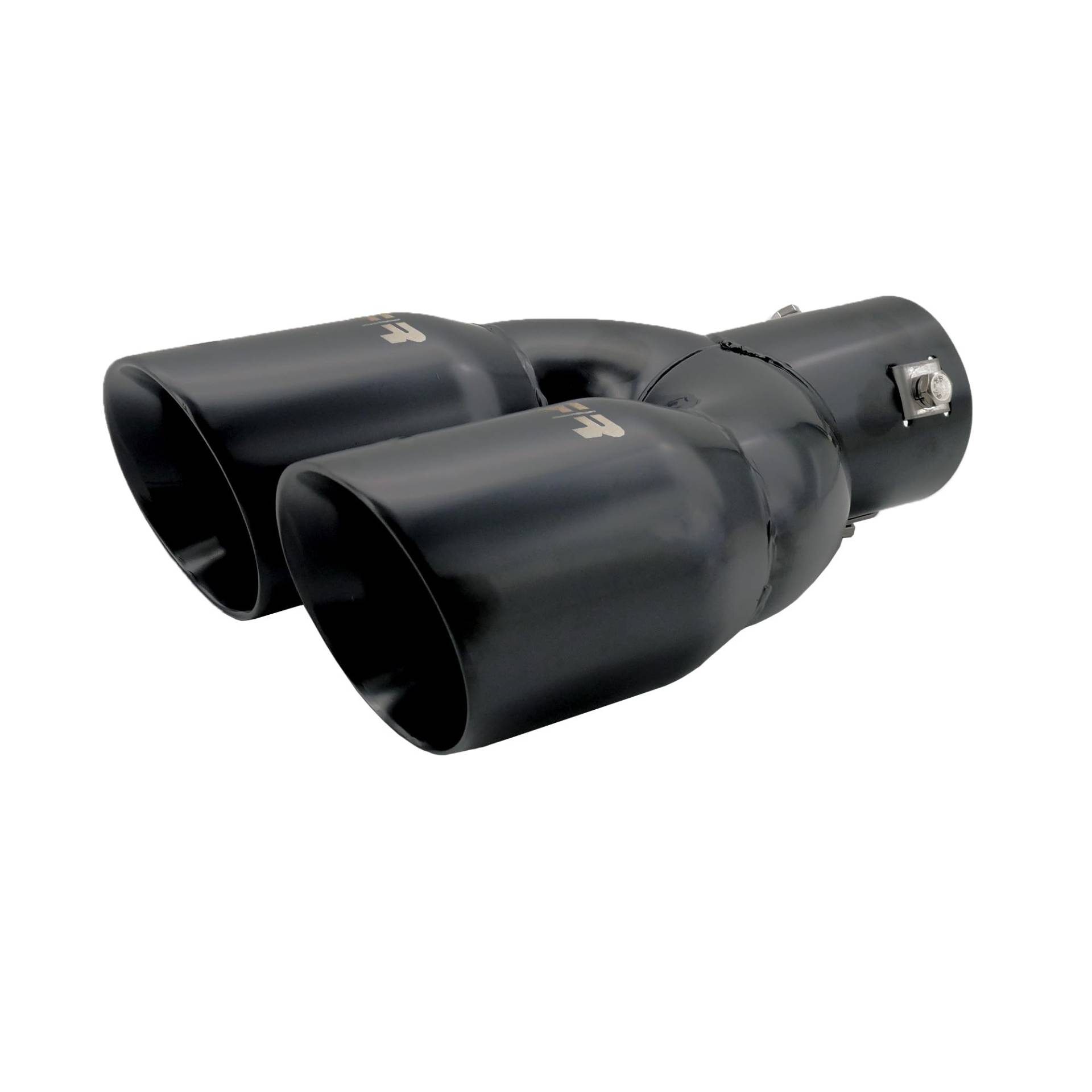 Simoni Racing Auspuffblende Doppelrunde/Schräg Edelstahl Schwarz - 2xØ76xL240mm - Anschluß 34-60mm Simoni Racing Auspuffblende Doppelrunde/Schräg Edelstahl Schwarz - 2xØ76xL240mm - Anschluß 34-60mm von Simoni Racing
