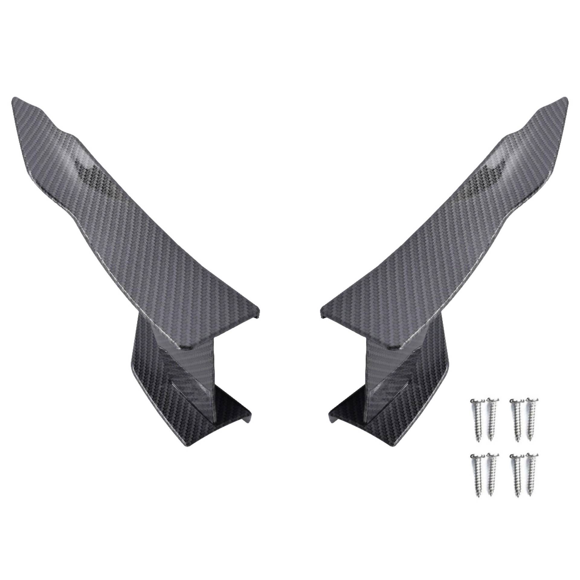 Simoni Racing AC2 Lip Splitter Canards - Universelle Stoßstangen-Schutz, Sportliches Design in Gummi Carbon-Look Simoni Racing AC2 Lip Splitter Canards - Universelle Stoßstangen-Schutz, Sportliches Design in Gummi Carbon-Look von Simoni Racing