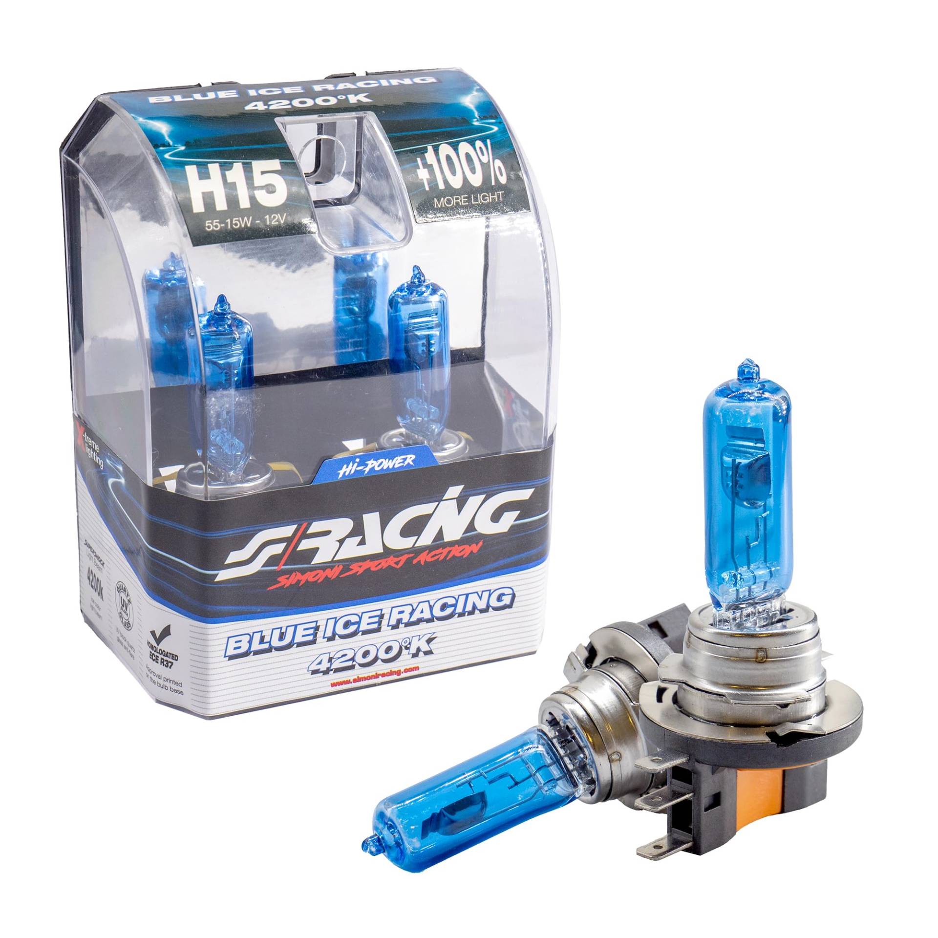 Simoni Racing BIR/H15 Halogen Bulb, Ice Weiß Simoni Racing BIR/H15 Halogen Bulb, Ice Weiß von Simoni Racing