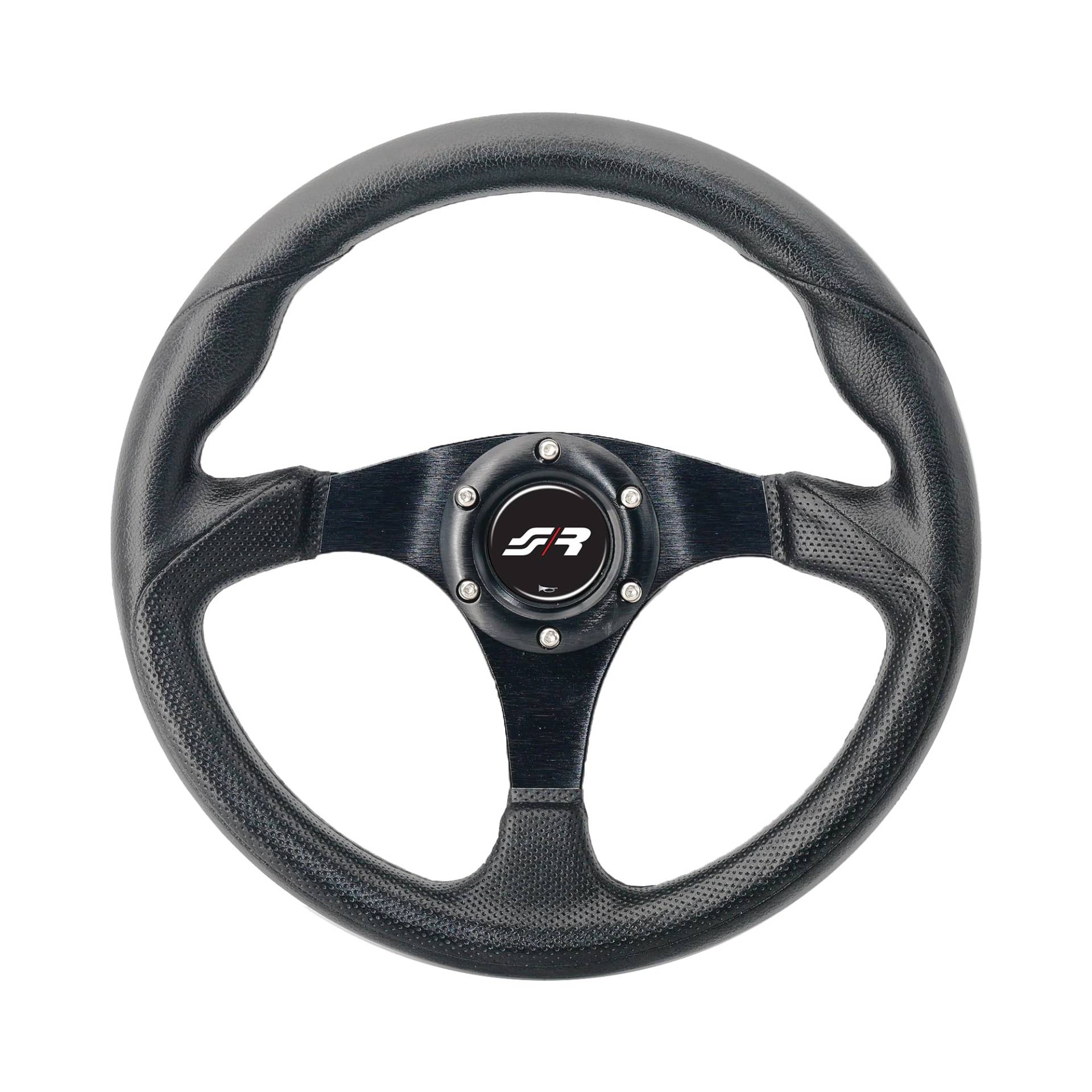 Simoni Racing BPU320N Barchetta Universal Steering Wheel, Schwarz von Simoni Racing