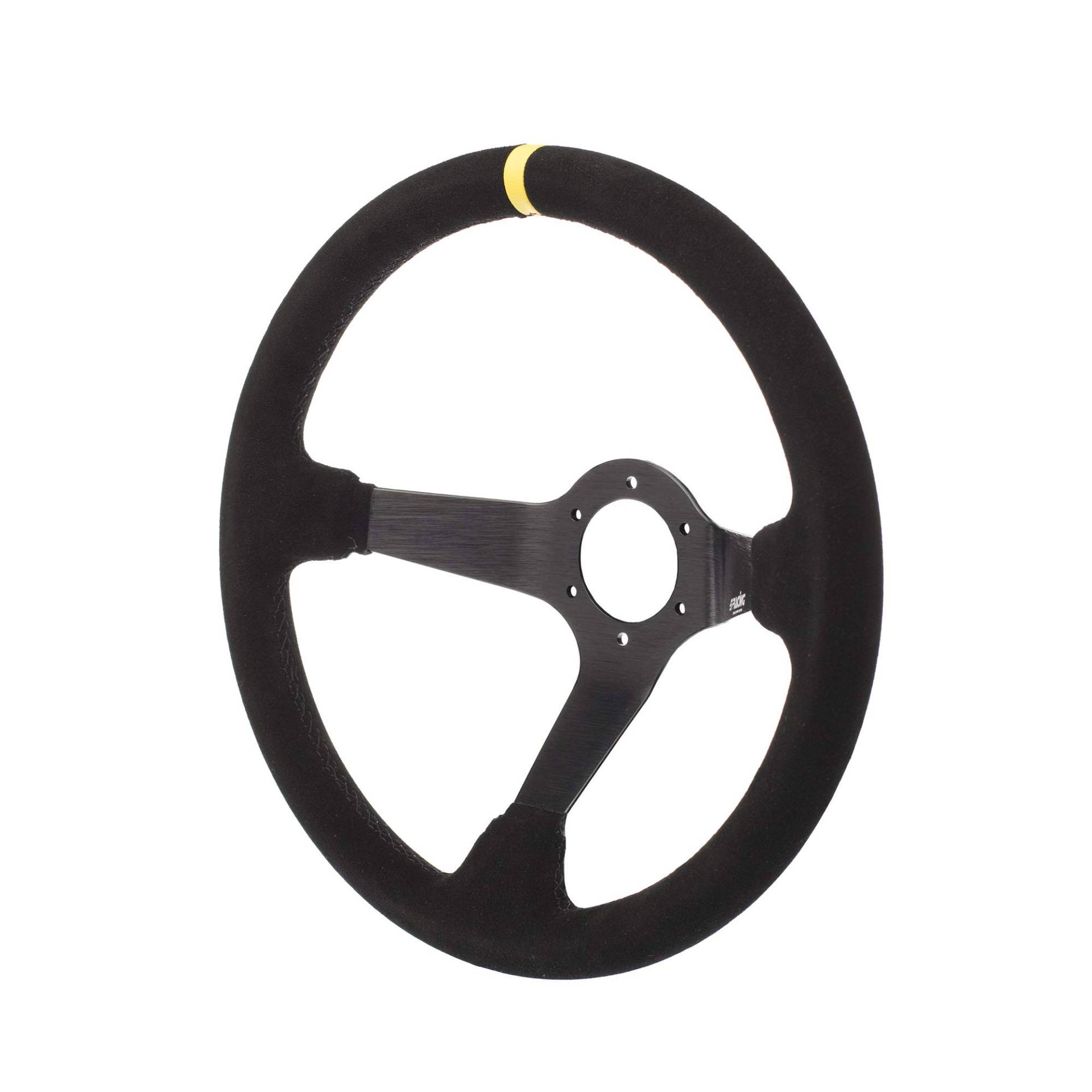 Simoni Racing CAR/350C Carrera Universal Steering Wheel, mitout Button And Fixing Kit, Schwarz von Simoni Racing