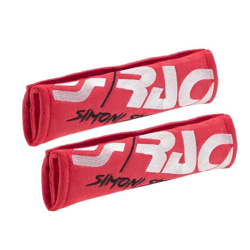 Simoni Racing CC3/R Universal Sicherheitsgurt Protektoren, Rot von Simoni Racing