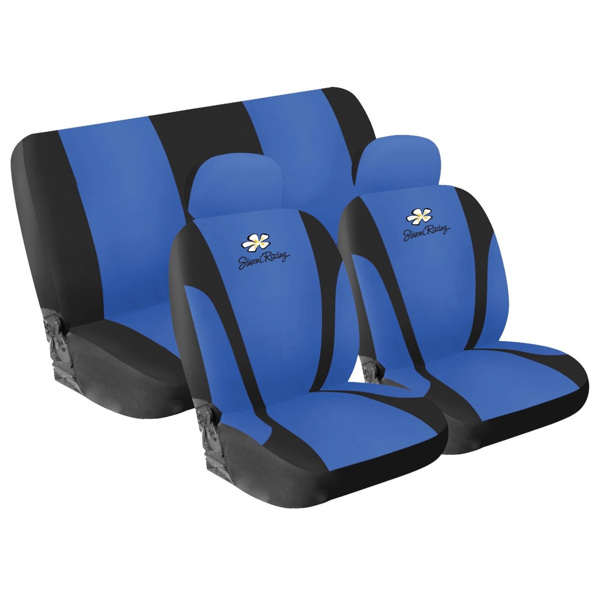 Simoni Racing CSR/DA-B Universelle Abdeckung Sitze Gänseblümchen, Blau und Schwarz von Simoni Racing