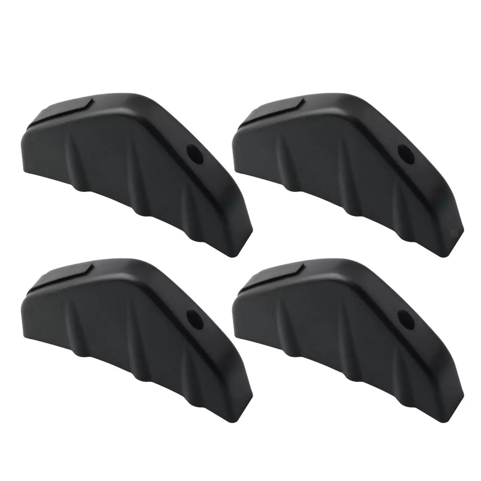 Simoni Racing EB1 Universelle Haifischflossen Diffusoren – 4-teiliges Kit für den hinteren Stoßfänger, Stoßfänger-Spoiler in Schwarz Simoni Racing EB1 Universelle Haifischflossen Diffusoren – 4-teiliges Kit für den hinteren Stoßfänger, Stoßfänger-Spoiler in Schwarz von Simoni Racing
