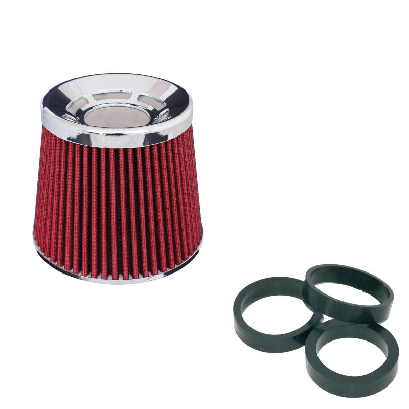 Simoni Racing FSR/UD Single Cone Filter, Chrome Cap, Red Cotton von Simoni Racing