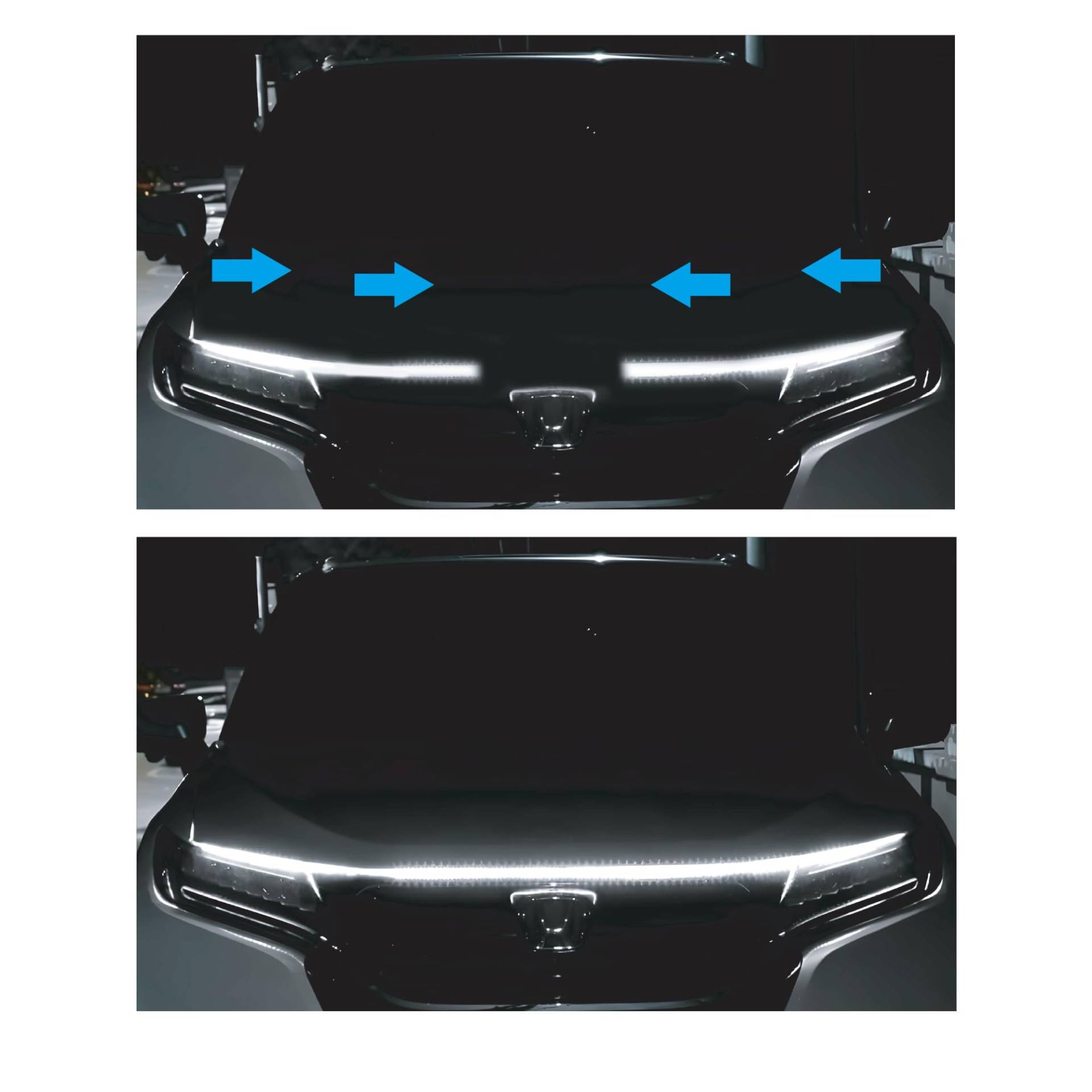 Simoni Racing LHW Externe LED-Autolichter 120 cm, Flexible und wasserdichte LED-Lichtleiste für Motorhaube, Tagfahrlichter, LED-Streifen für Auto, SUV, LKW. Simoni Racing LHW Externe LED-Autolichter 120 cm, Flexible und wasserdichte LED-Lichtleiste für Motorhaube, Tagfahrlichter, LED-Streifen für Auto, SUV, LKW. von Simoni Racing