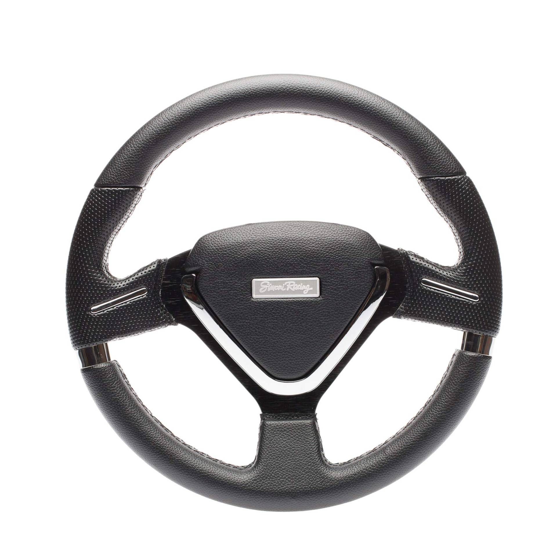 Simoni Racing MONT33/P Montecarlo 32 Universal Steering Wheel, Schwarz Simoni Racing MONT33/P Montecarlo 32 Universal Steering Wheel, Schwarz von Simoni Racing