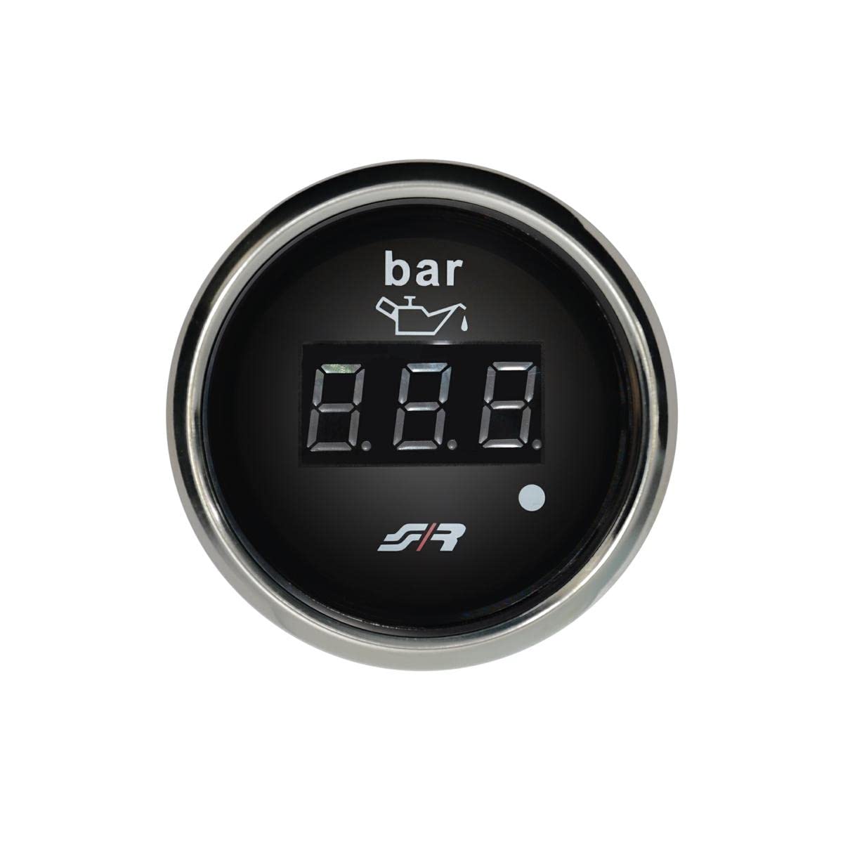 Simoni Racing OP/C Chrome Rim Line Öldruckmessgerät, digitales Öltemperaturmessgerät mit LED-Anzeige für Auto oder LKW, rote Beleuchtung Simoni Racing OP/C Chrome Rim Line Öldruckmessgerät, digitales Öltemperaturmessgerät mit LED-Anzeige für Auto oder LKW, rote Beleuchtung von Simoni Racing
