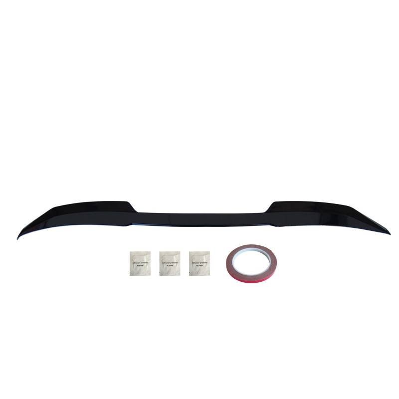 Simoni Racing SPC/N2 Universal-Klebe-Heckspoiler, Heckspoiler, Gummi-Heckspoiler für Autos, Schwarz von Simoni Racing