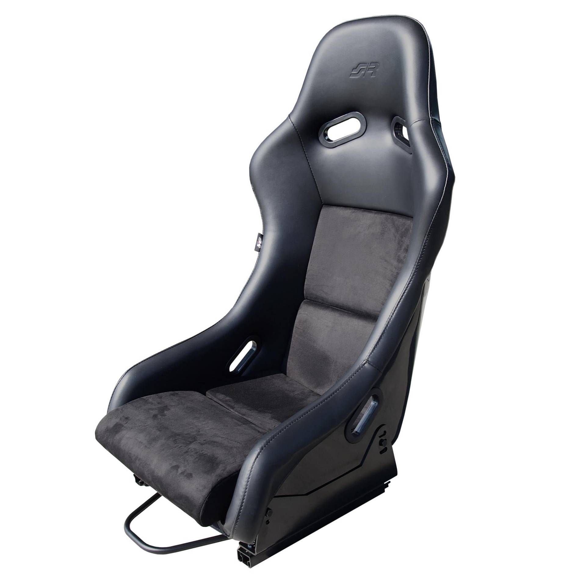 Simoni Racing SRSF/20 Sportsitz Ayrton – Fest, aus schwarzem Leder und Samt mit Fiberglas-Schale Simoni Racing SRSF/20 Sportsitz Ayrton – Fest, aus schwarzem Leder und Samt mit Fiberglas-Schale von Simoni Racing